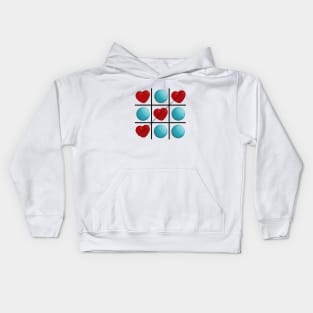 Love Wins - Tic Tac Toe Kids Hoodie